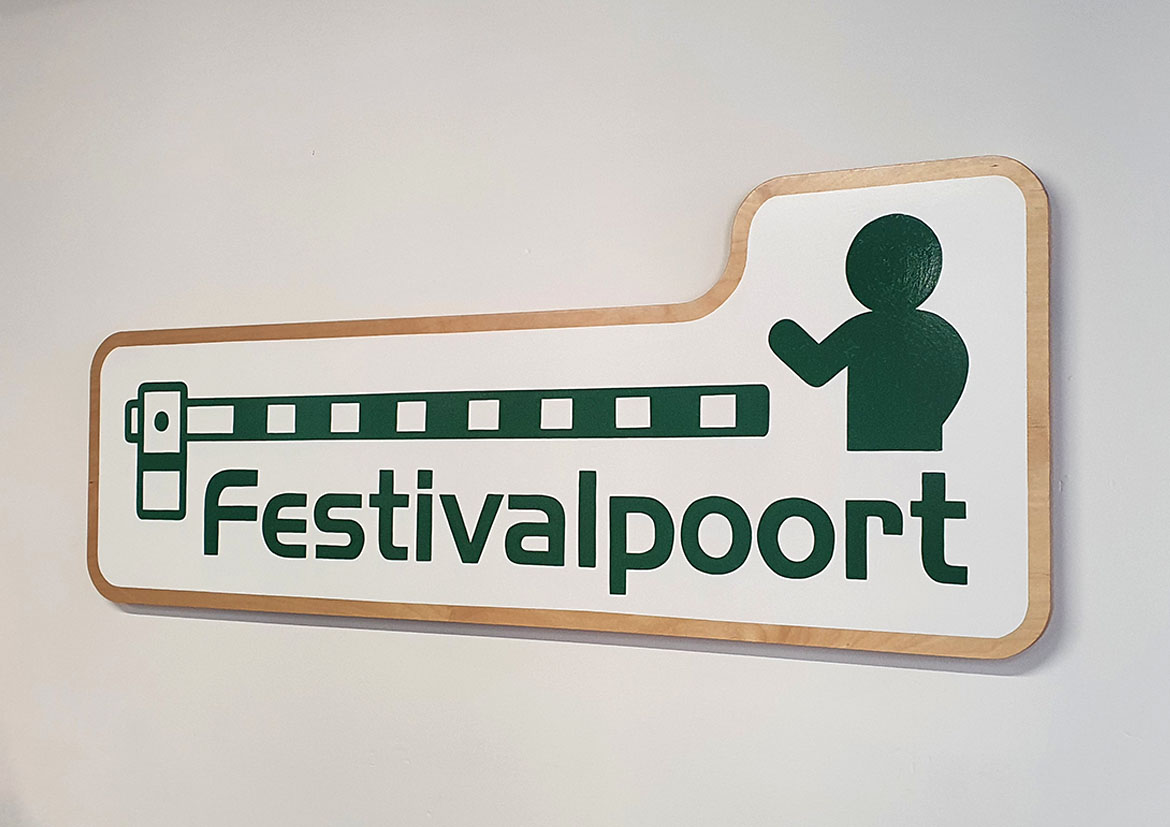 Festivalpoort Sign