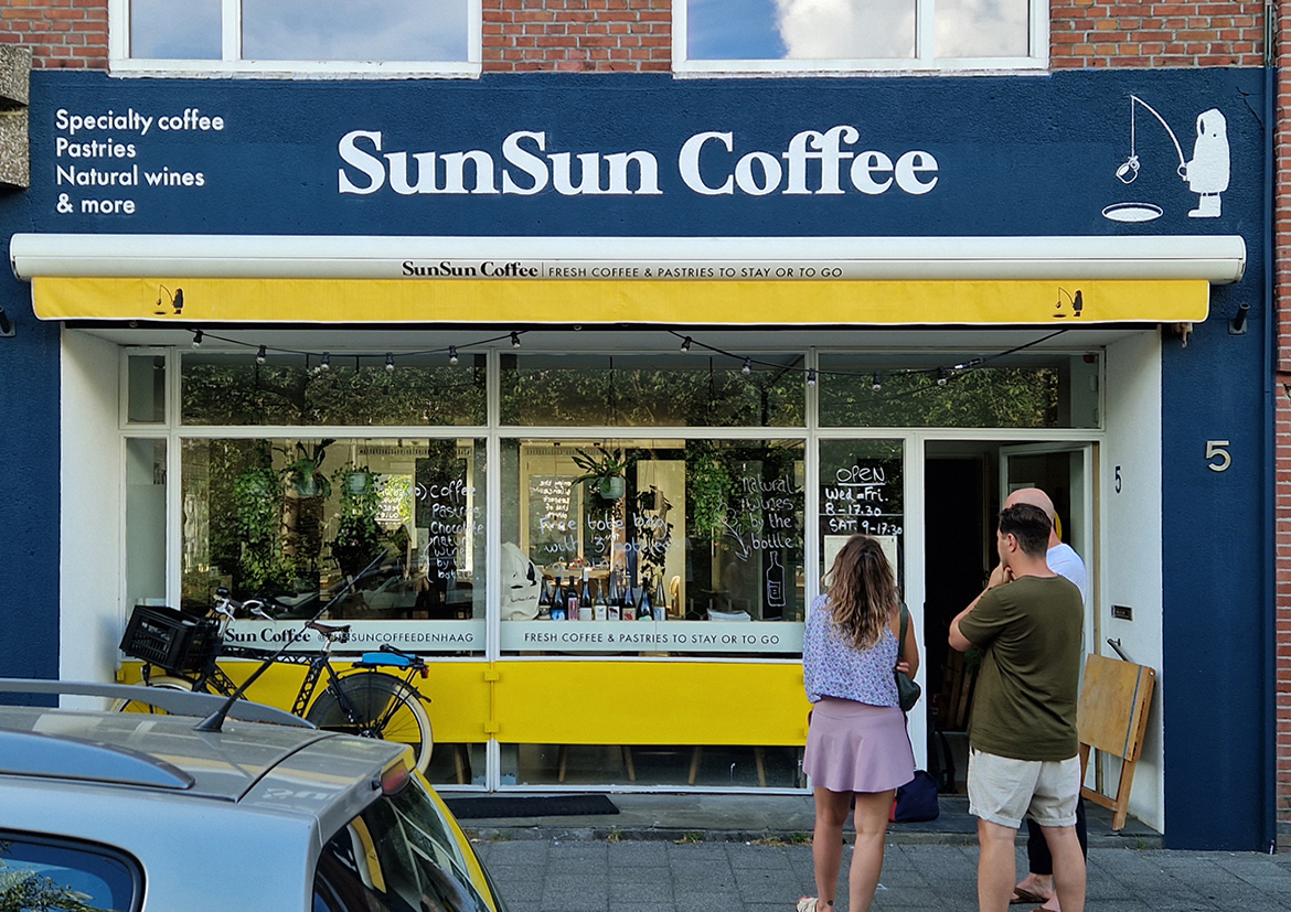 SunSun Coffee sign